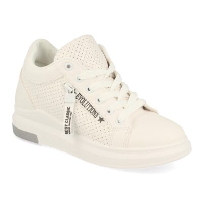 Zapatillas de Mujer con Cuña y Perforado Mil Puntos - Imagen 2