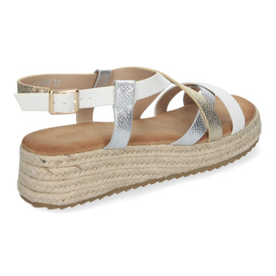 Sandalias de Planas para Mujer, Elegantes y Cómodas con Detalles Entrecruzados - Imagen 4