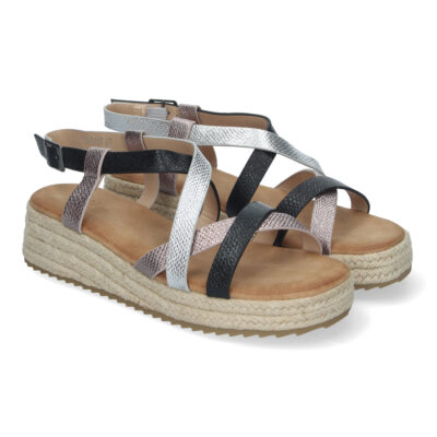 Sandalias de Planas para Mujer, Elegantes y Cómodas con Detalles Entrecruzados