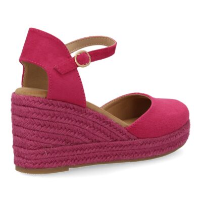 Sandalia de cuña de yute para mujer, comodas y elegantes diseño moderno con el yute en el mismo tono - Imagen 5