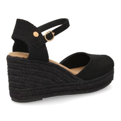 Sandalia de cuña de yute para mujer, comodas y elegantes diseño moderno con el yute en el mismo tono - Imagen 4
