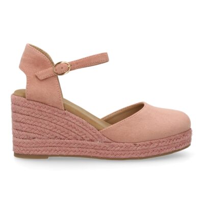 Sandalia de cuña de yute para mujer, comodas y elegantes diseño moderno con el yute en el mismo tono - Imagen 2