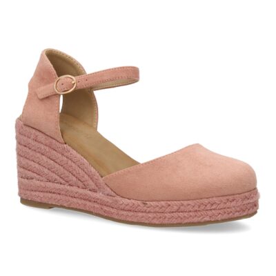 Sandalia de cuña de yute para mujer, comodas y elegantes diseño moderno con el yute en el mismo tono - Imagen 3