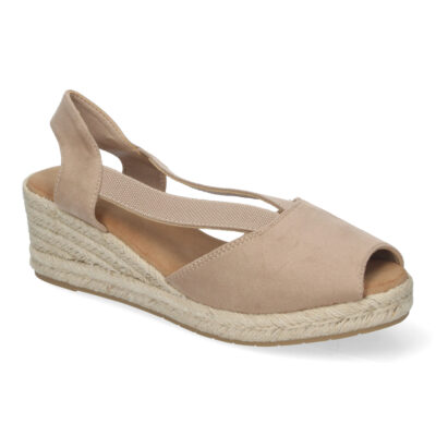 Sandalia de Cuña para Mujer, Cómda y Elegante, Forrada de Yute - Imagen 3