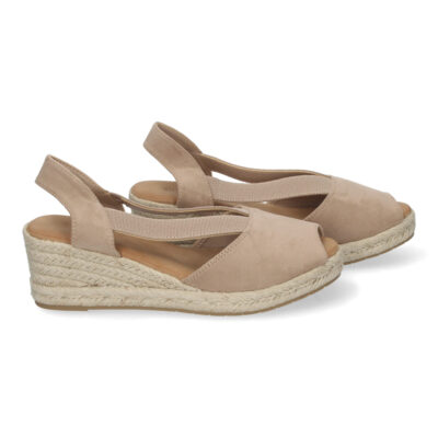 Sandalia de Cuña para Mujer, Cómda y Elegante, Forrada de Yute - Imagen 5