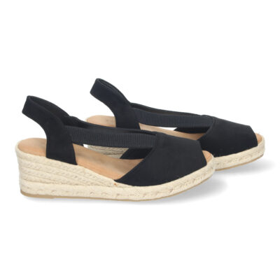 Sandalia de Cuña para Mujer, Cómda y Elegante, Forrada de Yute - Imagen 4