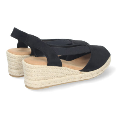 Sandalia de Cuña para Mujer, Cómda y Elegante, Forrada de Yute - Imagen 5