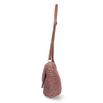 Bandolera de Rafia con Correa Ajustable - Imagen 2