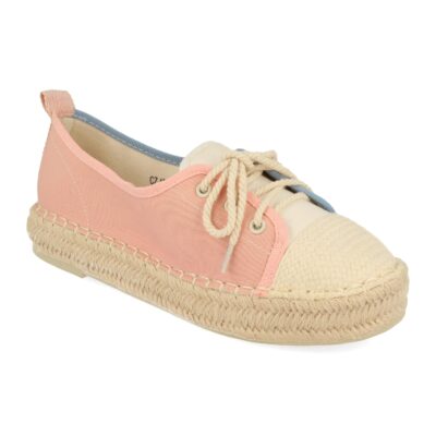 Sandalia Plana con Yute y Cordones - Imagen 2