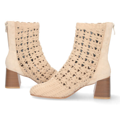 Botin de Tacon con Material Entrelazado - Imagen 5