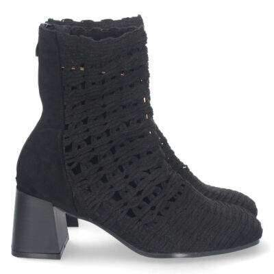 Botin de Tacon con Material Entrelazado