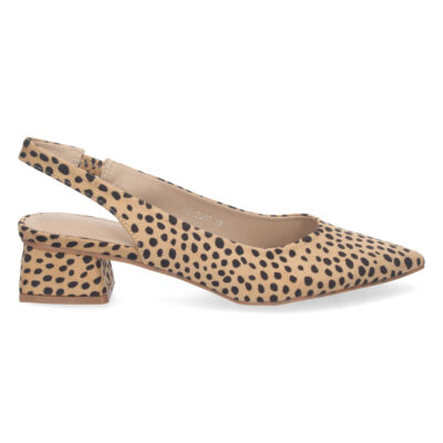 Zapato de Tacon Bajo con Cierre Elastico - Imagen 2