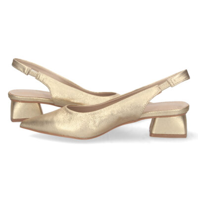 Zapato de Tacon Bajo con Cierre Elastico - Imagen 5