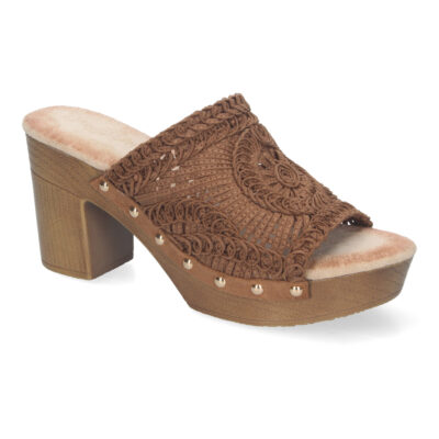 Zueco de Tacon Alto para Mujer, Comodo - Imagen 3