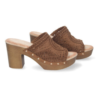 Zueco de Tacon Alto para Mujer, Comodo - Imagen 5