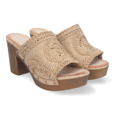 Zueco de Tacon Alto para Mujer, Comodo