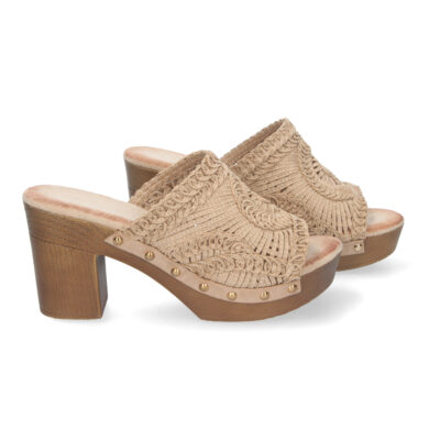 Zueco de Tacon Alto para Mujer, Comodo - Imagen 5