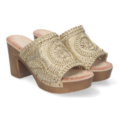 Zueco de Tacon Alto para Mujer, Comodo