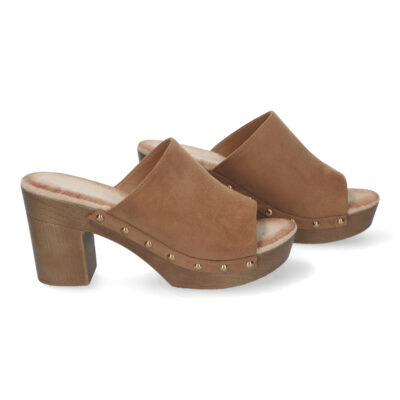 Zueco de Tacon Alto para Mujer, Comodo - Imagen 5