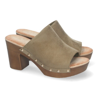 Zueco de Tacon Alto para Mujer, Comodo