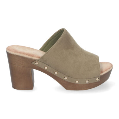 Zueco de Tacon Alto para Mujer, Comodo - Imagen 2