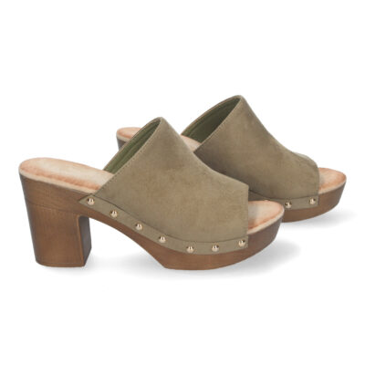 Zueco de Tacon Alto para Mujer, Comodo - Imagen 5