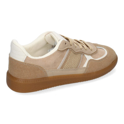 Zapatilla Deportiva Casual de Mujer, Diseño Moderno Combina dos Materiales - Imagen 4