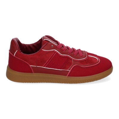 Zapatilla Deportiva Casual de Mujer, Diseño Moderno Combina dos Materiales - Imagen 2
