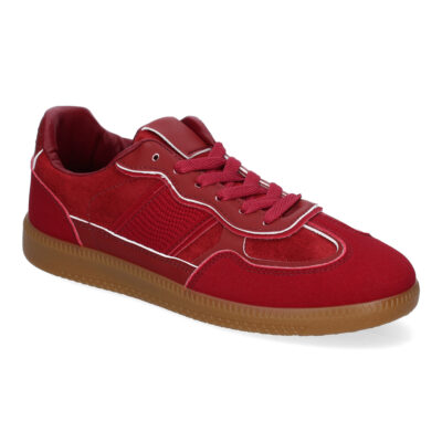 Zapatilla Deportiva Casual de Mujer, Diseño Moderno Combina dos Materiales - Imagen 3