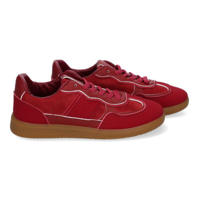 Zapatilla Deportiva Casual de Mujer, Diseño Moderno Combina dos Materiales - Imagen 5