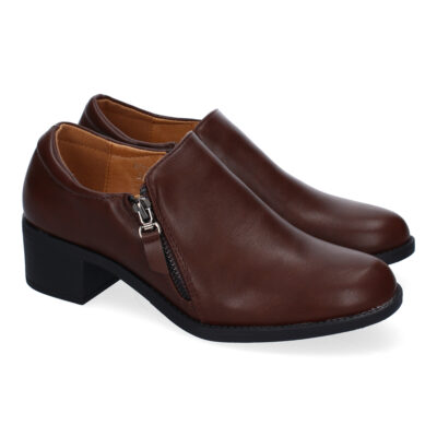 Zapato Abotinado de Mujer, Comodos y Elegantes, Puntera Redonda