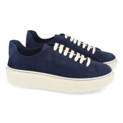 Zapatillas de Piel con Cordones