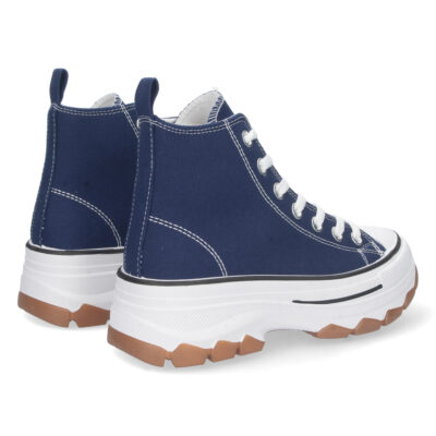 Zapatilla Abotinada de Lona con Cordones - Imagen 4