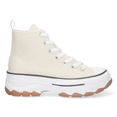 Zapatilla Abotinada de Lona con Cordones - Imagen 2
