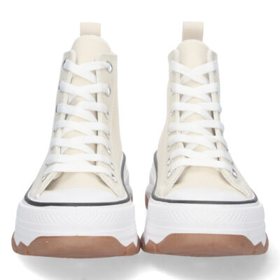 Zapatilla Abotinada de Lona con Cordones - Imagen 3