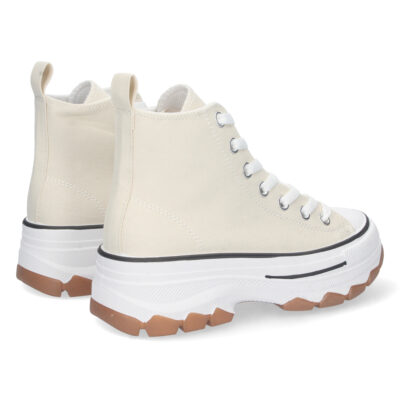 Zapatilla Abotinada de Lona con Cordones - Imagen 4