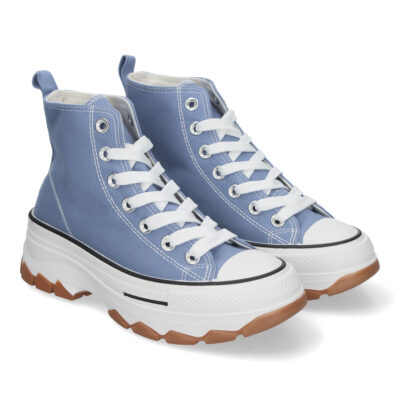 Zapatilla de Plataforma para Mujer, Comoda, Estilo Bamba