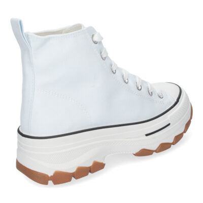 Zapatilla Abotinada de Plataforma para Mujer, Comoda, Estilo Bamba - Imagen 4