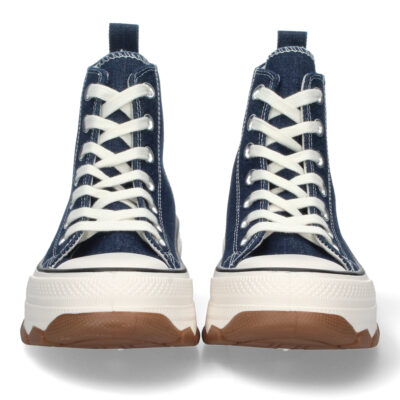 Zapatilla Abotinada de Lona con Cordones - Imagen 3