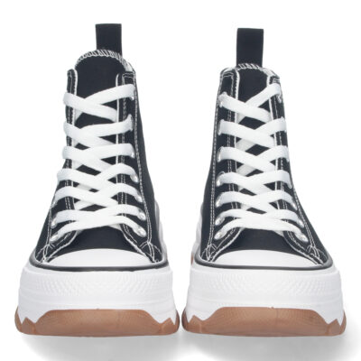 Zapatilla Abotinada de Lona con Cordones - Imagen 3