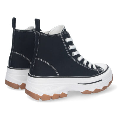 Zapatilla Abotinada de Lona con Cordones - Imagen 4