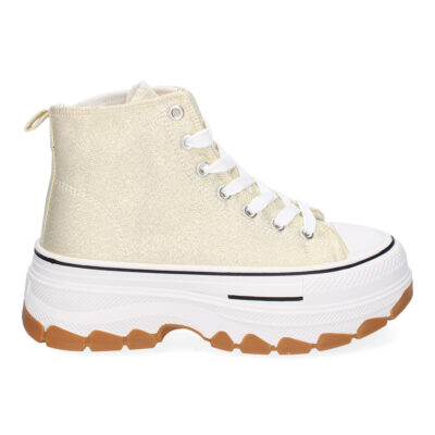 Zapatilla Abotinada de Plataforma para Mujer, Comoda, Estilo Bamba - Imagen 2