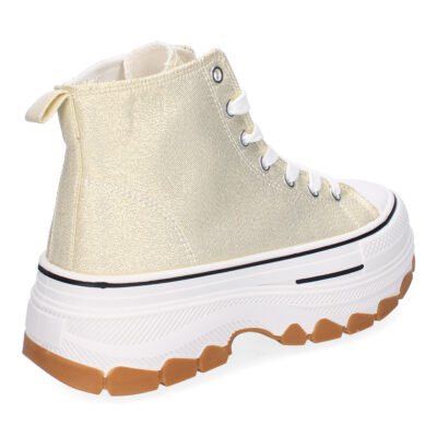 Zapatilla Abotinada de Plataforma para Mujer, Comoda, Estilo Bamba - Imagen 3