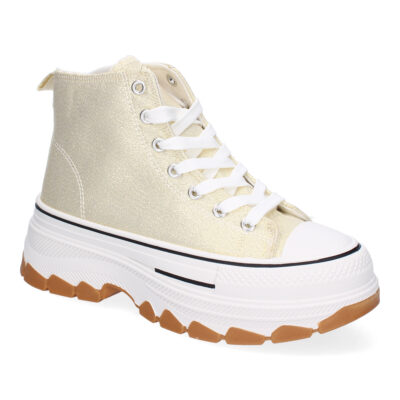 Zapatilla Abotinada de Plataforma para Mujer, Comoda, Estilo Bamba - Imagen 4