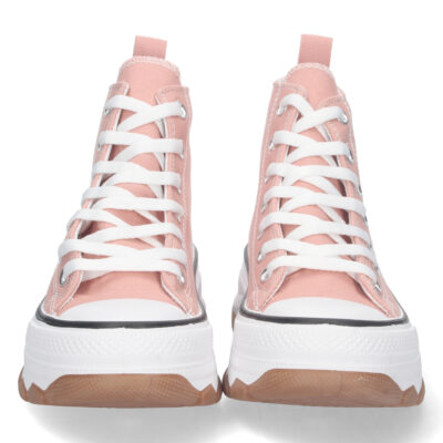 Zapatilla Abotinada de Lona con Cordones - Imagen 3