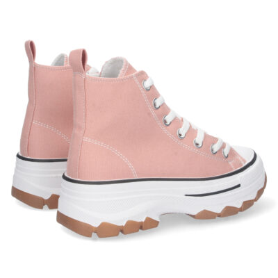 Zapatilla Abotinada de Lona con Cordones - Imagen 4