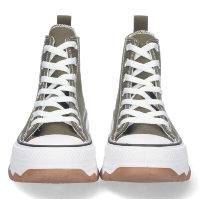 Zapatilla Abotinada de Lona con Cordones - Imagen 3