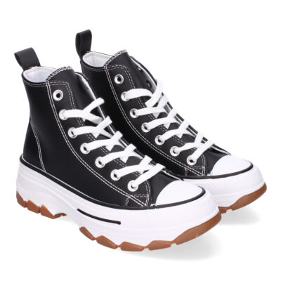 Zapatilla de Plataforma para Mujer, Comoda, Estilo Bamba