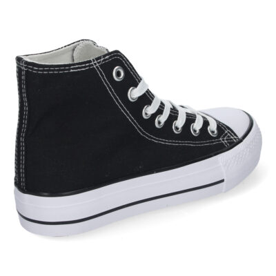 Zapatilla Abotinada de Mujer, Comoda, con Material de Lona - Imagen 4