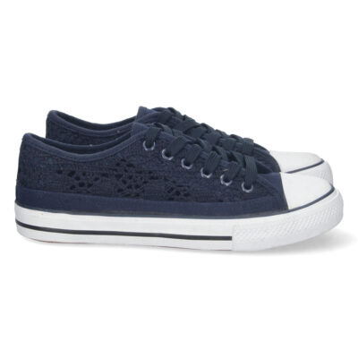 Zapatilla Plana Calada con Cordones